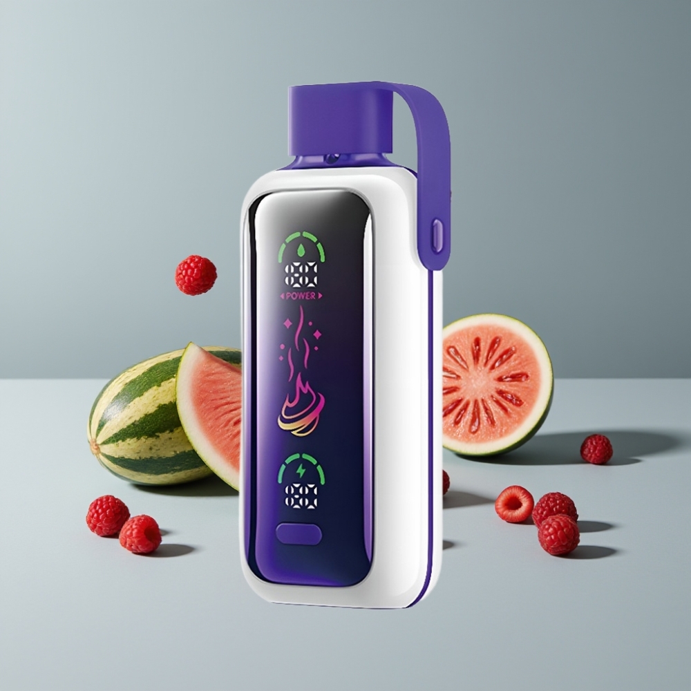 VOZOL Star 20000 Puffs 2.2" HD экран двойная сетка малина арбуз