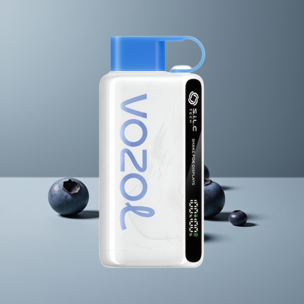 VOZOL STAR 9000/12000 Голубичный Шторм S.i.L.C TECH 650mAh Переработанный пластик