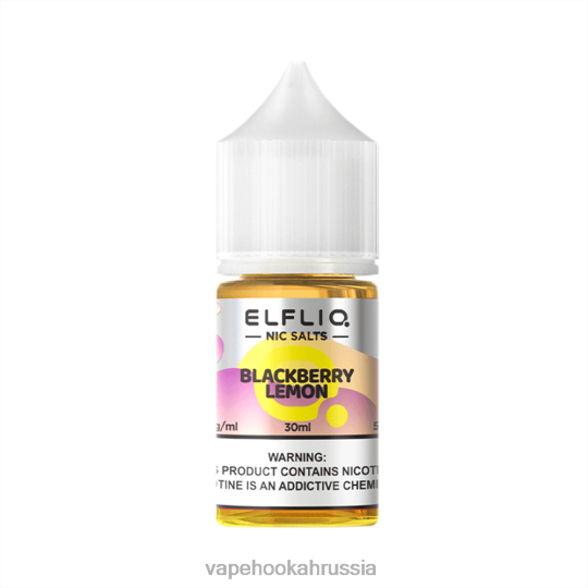 Russian Vape Juice - ELFBAR ELFLIQ Ник соль 30 мл Blackberry Lemon PDJLD8