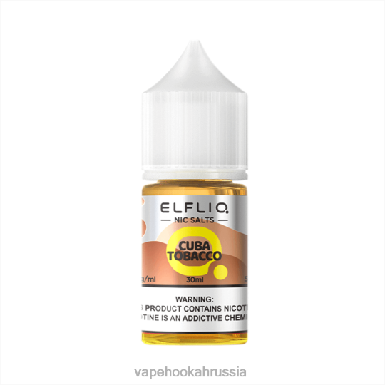 Vape Russia - ELFBAR ELFLIQ Ник соль 30 мл Куба Табак PDJLD16