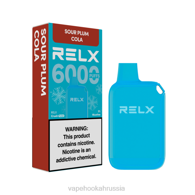 Vape Hookah - RELX Crush Pocket 6000 ледяной кислая сливовая кола 48RJ19