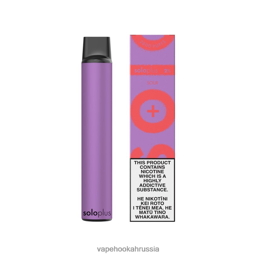 E-Liquid Жидкость - Solo Plus одноразовый вейп кислый H8DJ8025