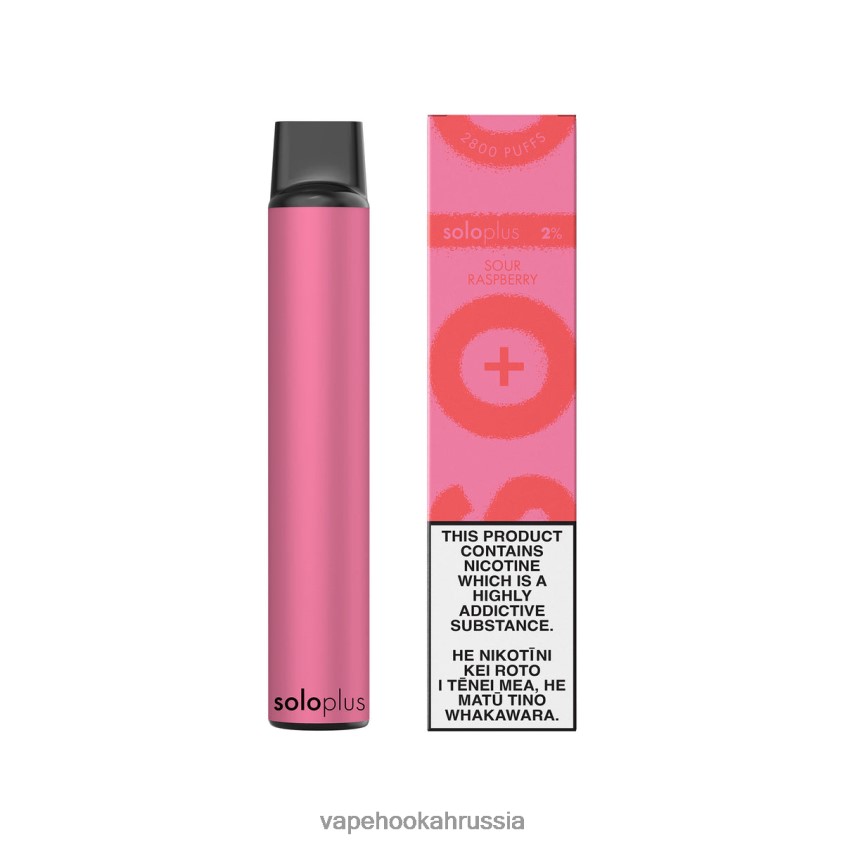 E-Liquid Жидкость - Solo Plus одноразовый вейп кислая малина H8DJ8035
