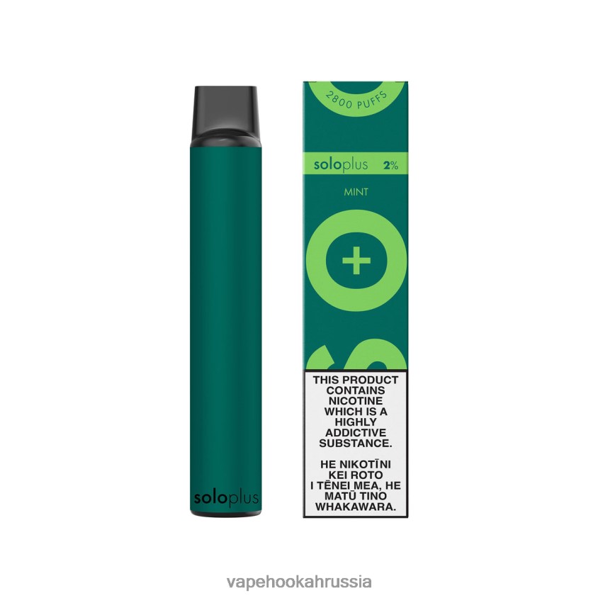 Russian Vape Juice - Solo Plus одноразовый вейп мята H8DJ8033