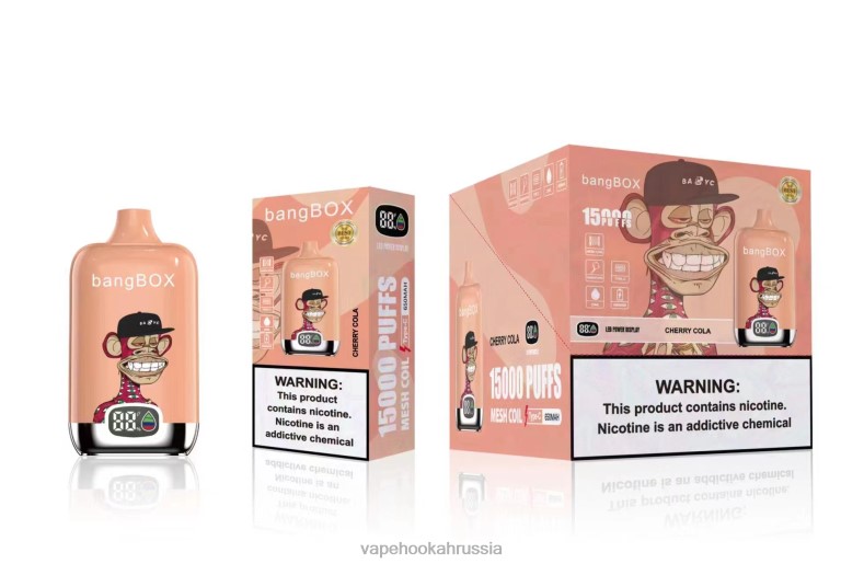 E-Liquid Жидкость - Bang Box 15000 затяжек вишнёвая кола DJ4VR40