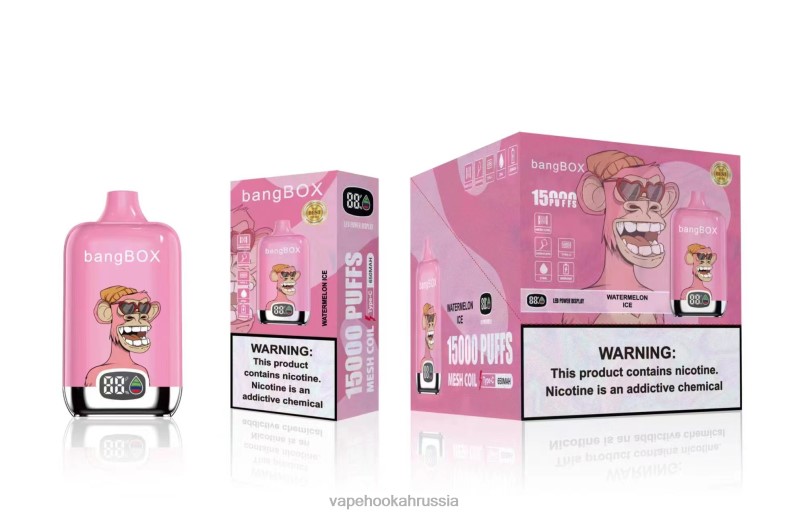 E-Liquid Жидкость - Bang Box 15000 затяжек арбузный лед DJ4VR45