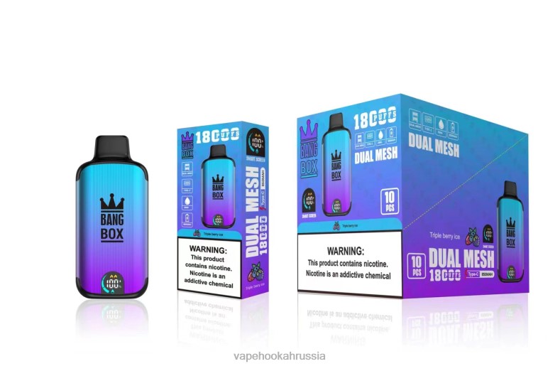 E-Liquid Жидкость - Bang Box 18000 затяжек тройной ягодный лед DJ4VR95