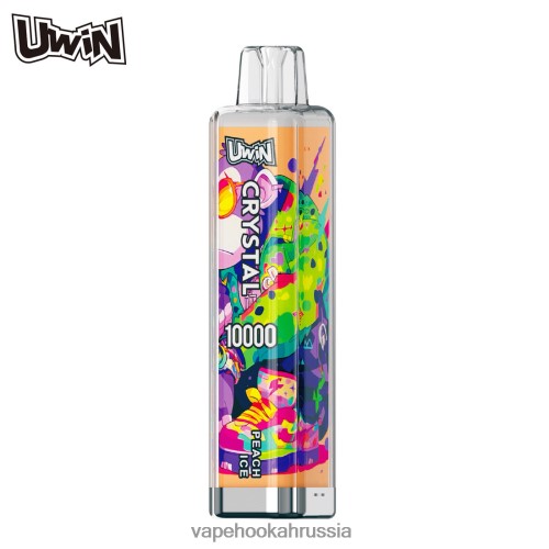 E-Liquid Жидкость - UWIN CRYSTAL 10000 одноразовых вейпов TP22TD375 персиковый лед