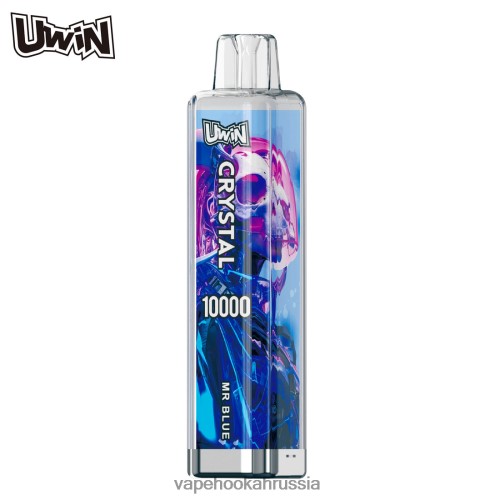 E-Liquid Жидкость - UWIN CRYSTAL 10000 одноразовых вейпов TP22TD380 мистер Блю