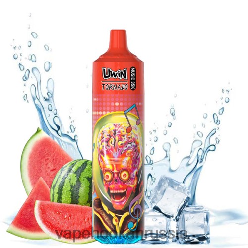E-Liquid Жидкость - UWIN CRYSTAL одноразовый вейп за 35 тысяч TP22TD385 арбузный лед