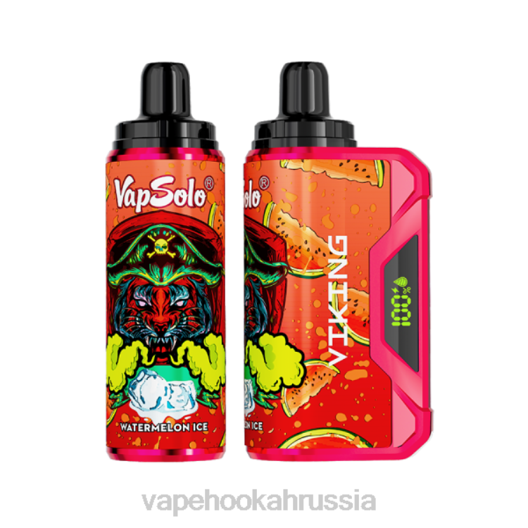 E-Liquid Жидкость - Vapsolo VIKING одноразовый вейп арбузный лед X2Z0160