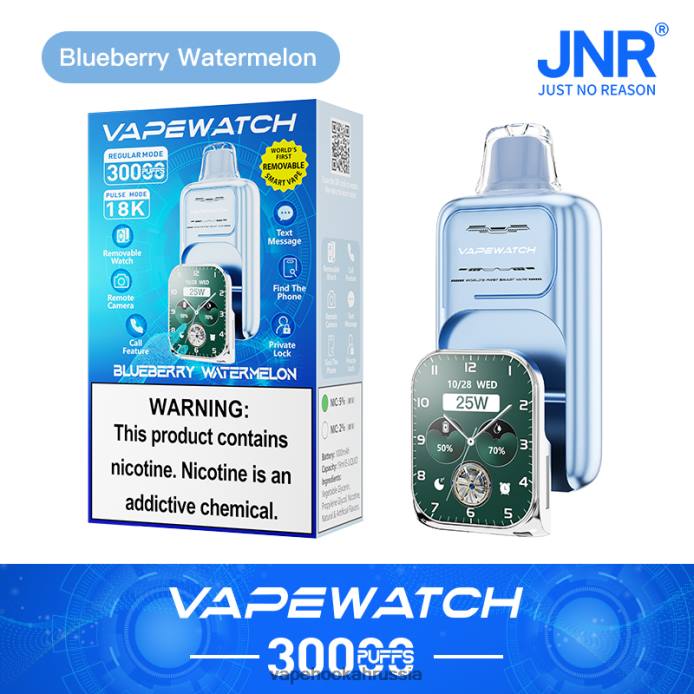 JNR вейп часы черничный арбуз 222T4 - Vape Outlet