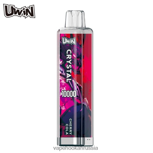 Russian Vape Juice - UWIN CRYSTAL 10000 одноразовых вейпов TP22TD378 вишнёвая кола