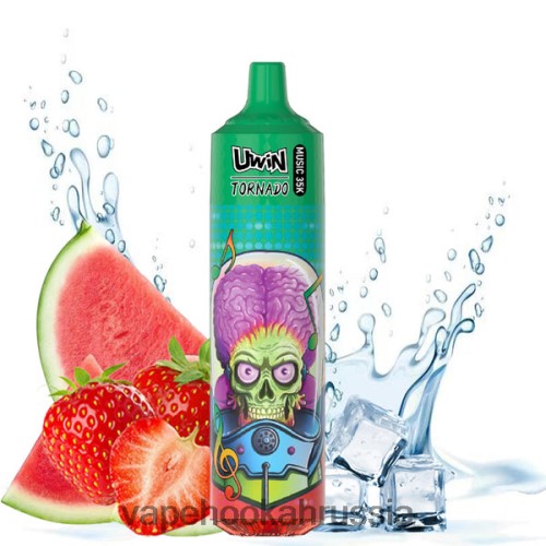Russian Vape Juice - UWIN CRYSTAL одноразовый вейп за 35 тысяч TP22TD383 клубника арбуз