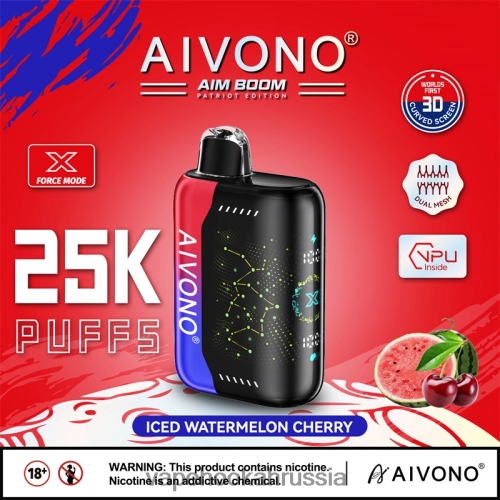 Vape Россия - Aivono AIM BOOM 25000 TP22TD347 замороженная арбузная вишня