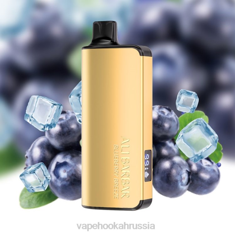 Vape Россия - Alibarbar Ingot 20000 одноразовых вейпов черничный бриз X2Z032