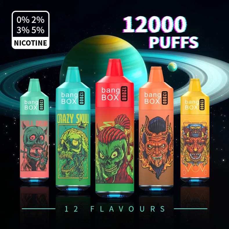 Vape Россия - Bang Box 12000 затяжек RGB-подсветка одноразовый DJ4VR37
