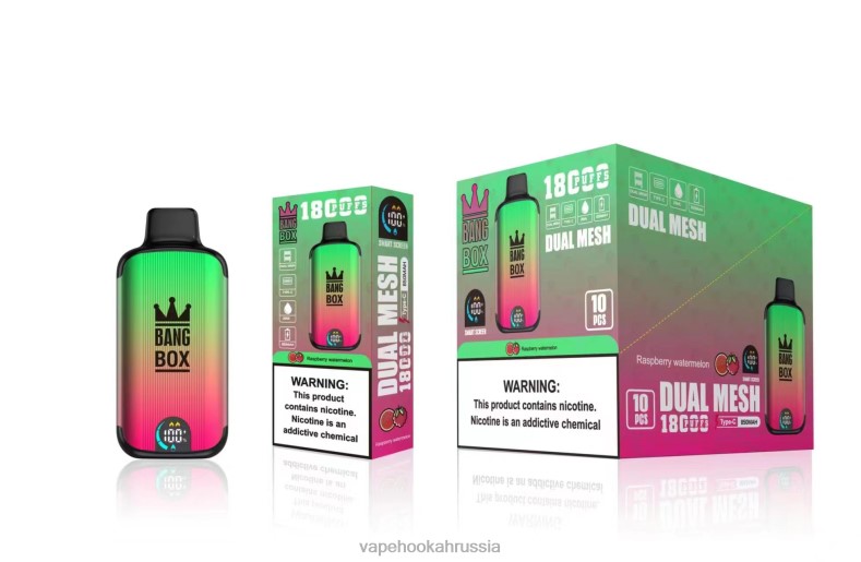 Vape Россия - Bang Box 18000 затяжек малиновый арбуз DJ4VR97