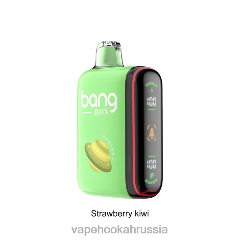 Vape Россия - Bang Box Интеллектуальный дисплей мощности 9000-18000 затяжек клубника киви DJ4VR27