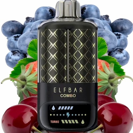 Vape Россия - Elf Bar Combo 25000 черника кислая малина и вишня 8H6422
