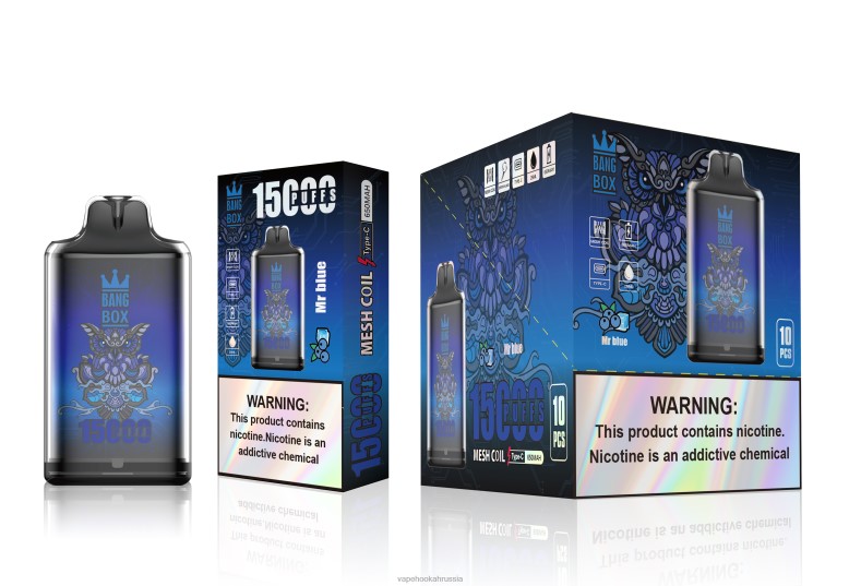 Vape Hookah - Bang Box с1-15000 затяжек мистер Блю DJ4VR109