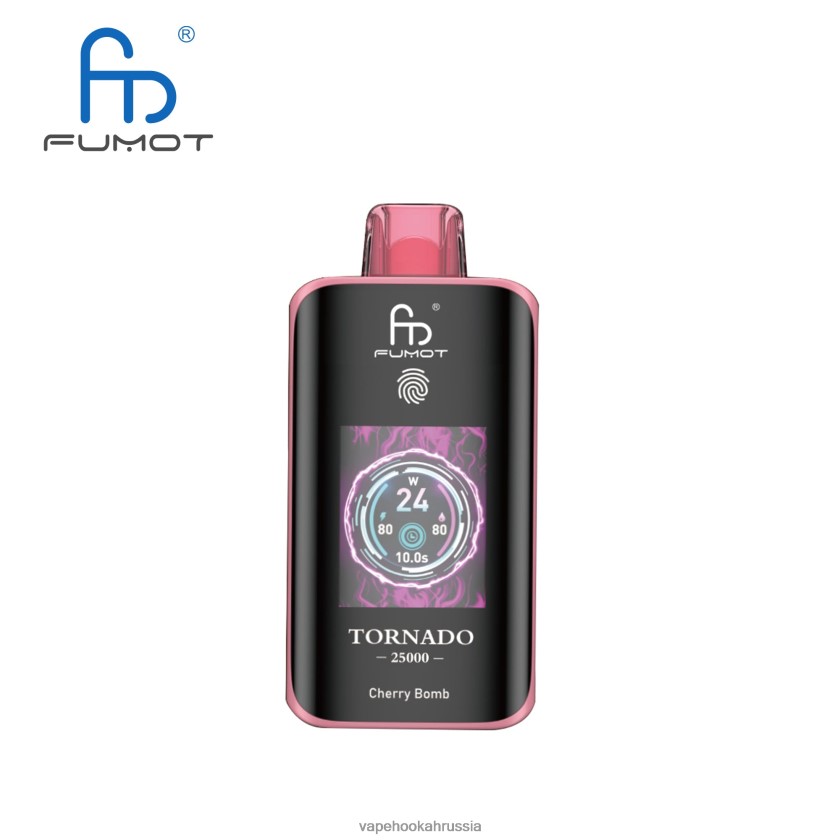 Vape Hookah - Fumot Tornado 25000 одноразовых вейпов вишневая бомба XH6LB04