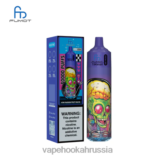 Vape Hookah - Fumot Tornado 30 тысяч музыка киви, маракуйя, гуава L8JLV14