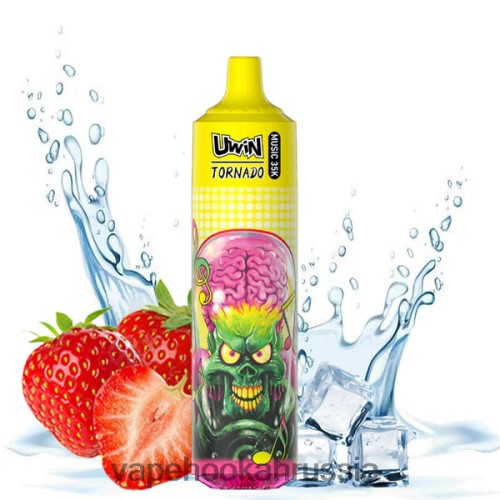 Vape Hookah - UWIN CRYSTAL одноразовый вейп за 35 тысяч TP22TD389 клубничный лед