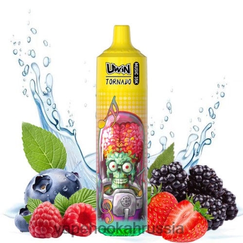 Vape Hookah - UWIN CRYSTAL одноразовый вейп за 35 тысяч TP22TD394 смешанные ягоды