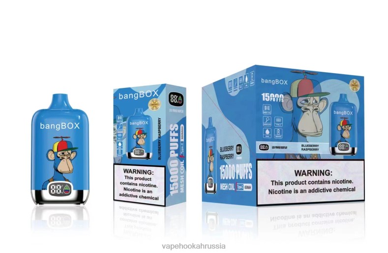 Vape Russia - Bang Box 15000 затяжек черника малина DJ4VR46