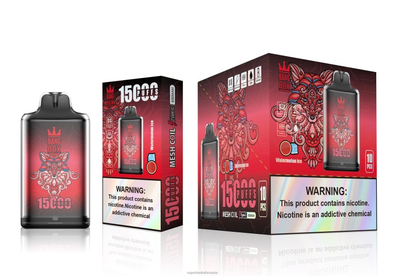 Vape Russia - Bang Box с1-15000 затяжек арбузный лед DJ4VR106