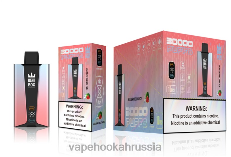 Vape Russia - Bang Box Смарт-экран на 30 000 затяжек арбузный лед DJ4VR86