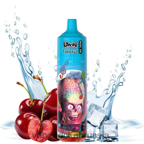 Vape Russia - UWIN CRYSTAL одноразовый вейп за 35 тысяч TP22TD386 вишневый лед