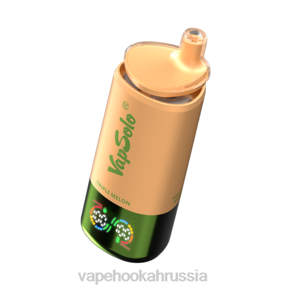 Vape Russia - VapSolo Triple 30000 затяжек 8FVT6 клубника-малина, тройная дыня и кислый манго-ананас