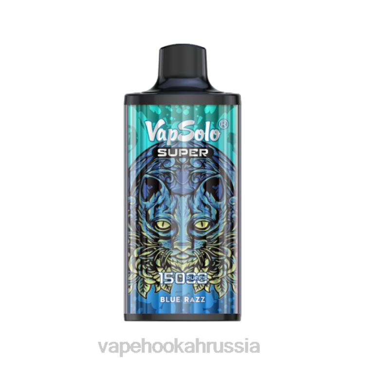 Vape Russia - Vapsolo SUPER одноразовый вейп синий разз X2Z0126