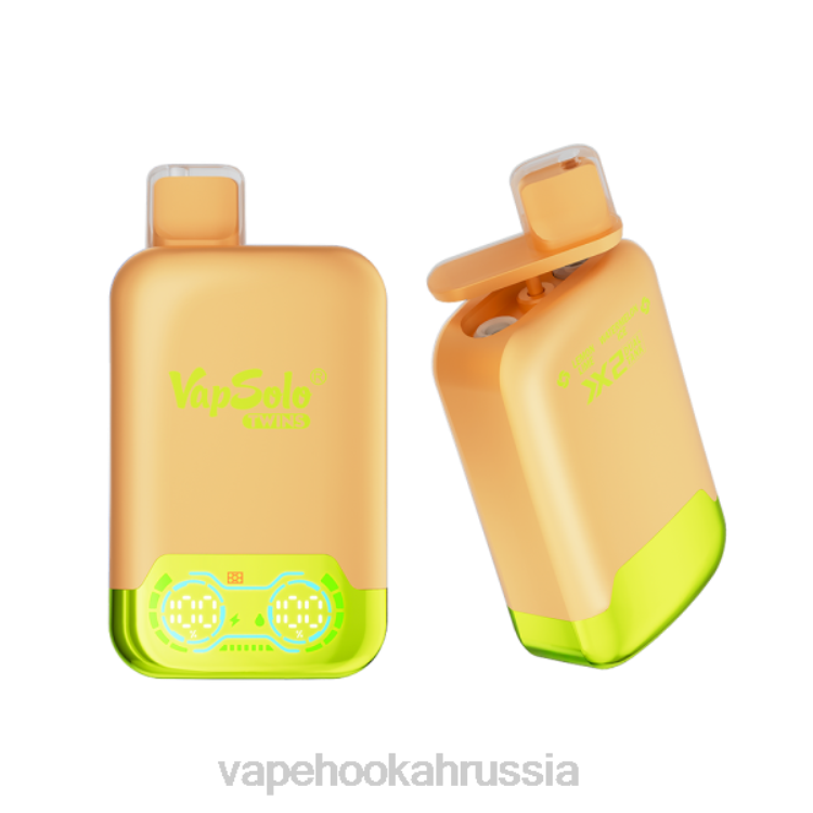 Vape Russia - Vapsolo TWINS одноразовый вейп лимон, лайм и арбузный лед X2Z0141
