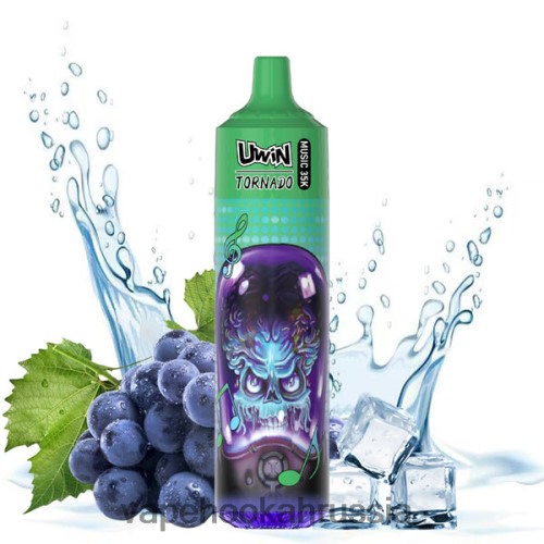 Vape Россия - UWIN CRYSTAL одноразовый вейп за 35 тысяч TP22TD382 виноградный лед