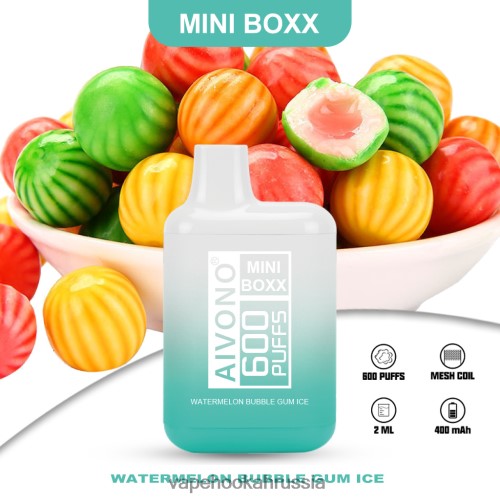 E-Liquid Жидкость - Aivono AIM MINI BOXX 600 TP22TD235 арбузная жевательная резинка со льдом