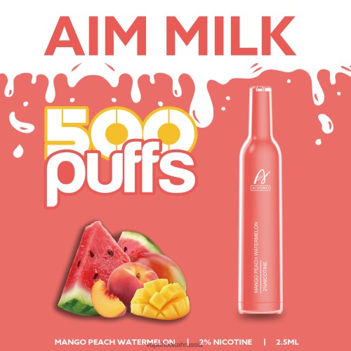 Russian Vape Juice - Aivono AIM MILK 500 TP22TD268 манго, персик, арбуз