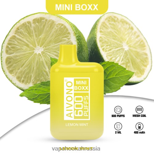 Russian Vape Juice - Aivono AIM MINI BOXX 600 TP22TD233 лимон и мята