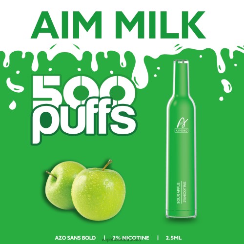Vape Россия - Aivono AIM MILK 500 TP22TD267 кислое яблоко