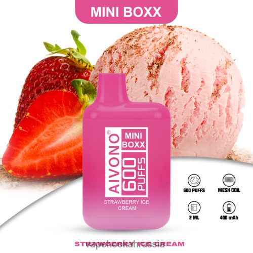 Vape Россия - Aivono AIM MINI BOXX 600 TP22TD232 клубничное мороженое