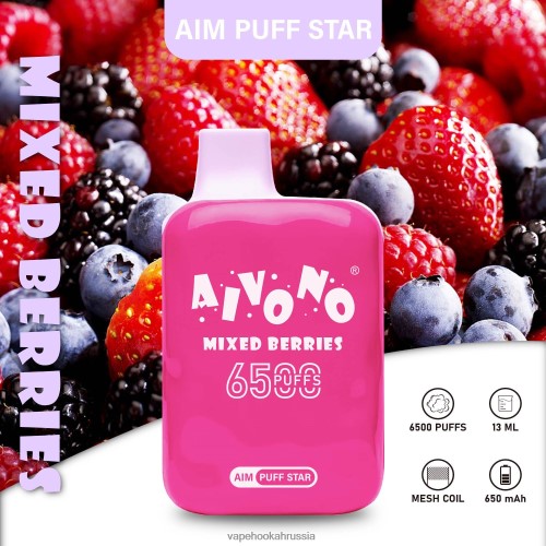 E-Liquid Жидкость - Aivono AIM PUFF STAR 6500 TP22TD290 смешанные ягоды