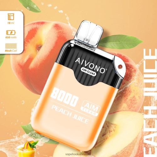 Russian Vape Juice - Aivono AIM CLEAR 8000 TP22TD203 персиковый сок