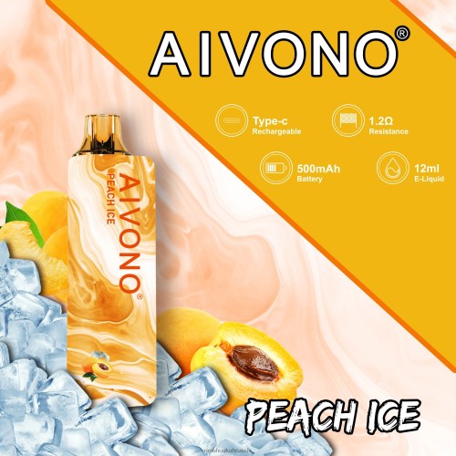 Russian Vape Juice - Aivono AIM GUN 7000 TP22TD103 персиковый лед