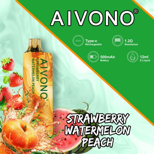 Russian Vape Juice - Aivono AIM GUN 7000 TP22TD108 клубника арбуз персик