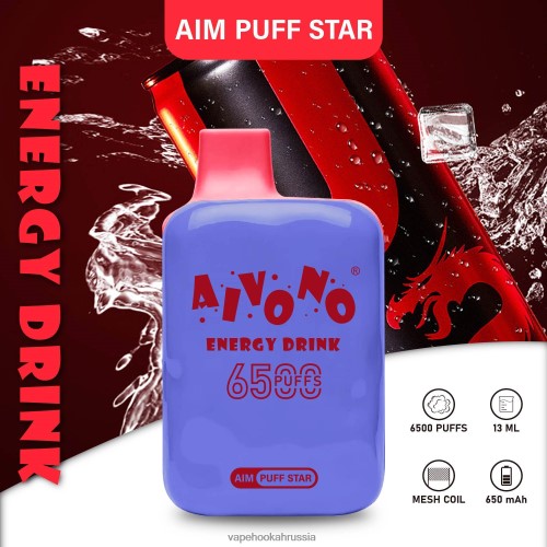 Russian Vape Juice - Aivono AIM PUFF STAR 6500 TP22TD293 энергетический напиток