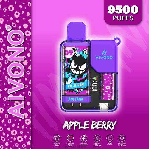 Russian Vape Juice - Aivono AIM TANK 9500 TP22TD43 яблочная ягода
