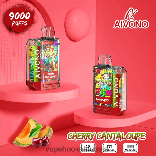 Vape Россия - Aivono AIM XXL 9000 наклейка на рот прозрачная TP22TD57 вишневая дыня