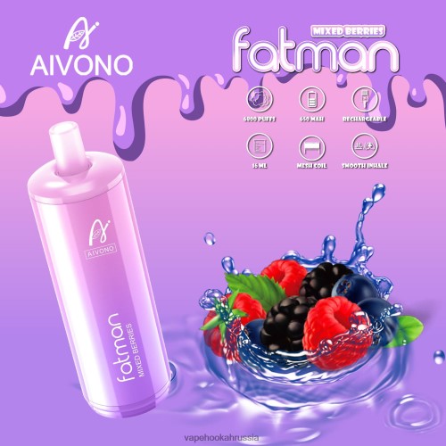 Vape Россия - Aivono FATMAN 6800 TP22TD27 смешанные ягоды
